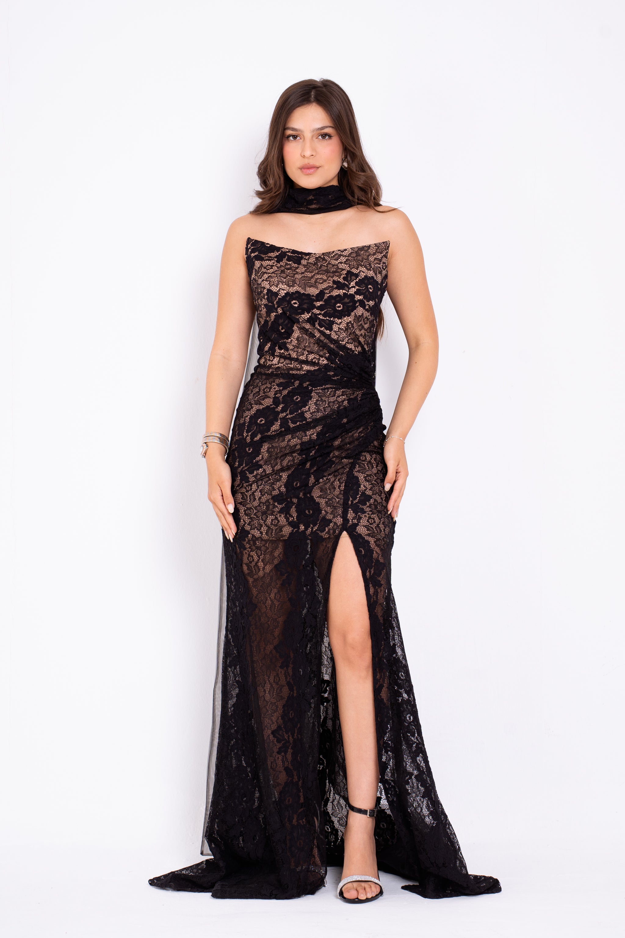 green emerald velvet dress Quiz Bodycon Dress for Women - Black: Buy Online at Best Price in Egypt main image 1